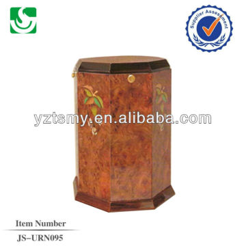 petites urnes de bois solides JS-URN095